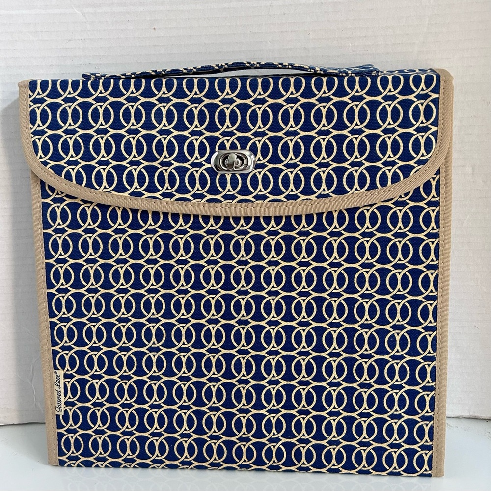 Tattered Lace canvas Embossing folder storage case with handle